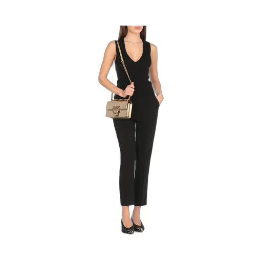 Pinko V-Neck Ribbed Sleeveless Top
