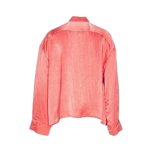 Pinko Small Pocket Flowing Satin Shirt