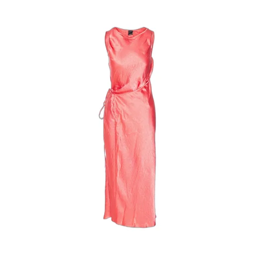 Pinko Side Tie Satin Dress