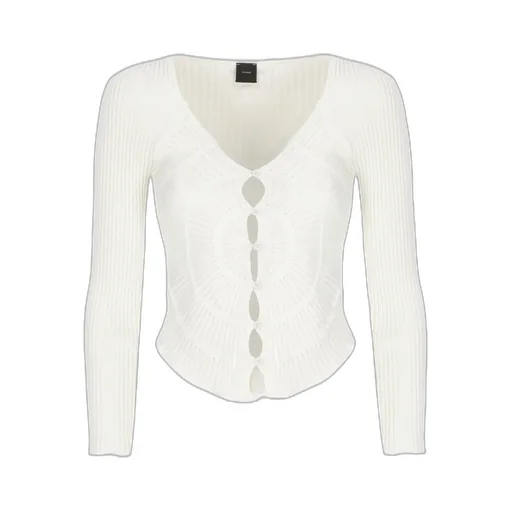 Pinko Sunny Design Slim-Fit Ribbed Cardigan