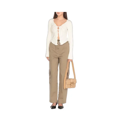 Pinko Sunny Design Slim-Fit Ribbed Cardigan