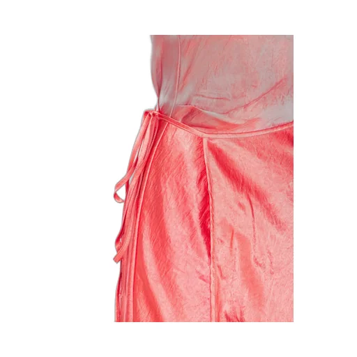 Pinko Side Tie Satin Dress