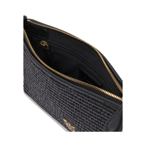 Pinko Love Birds Logo Plaque Clutch Bag