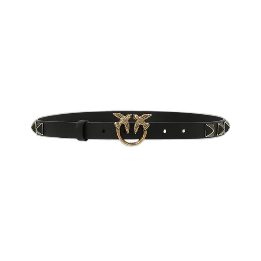 Pinko Stud Embellished Thin Love Birds Belt