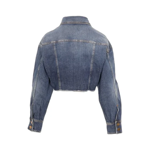 Pinko Cropped Denim Jacket