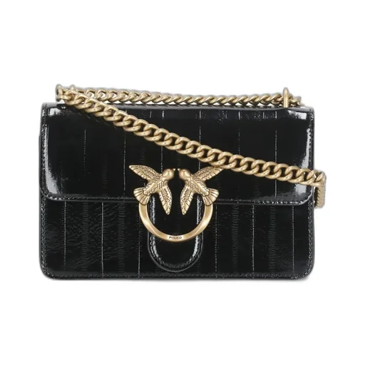 Pinko Love Foldover Crossbody Bag