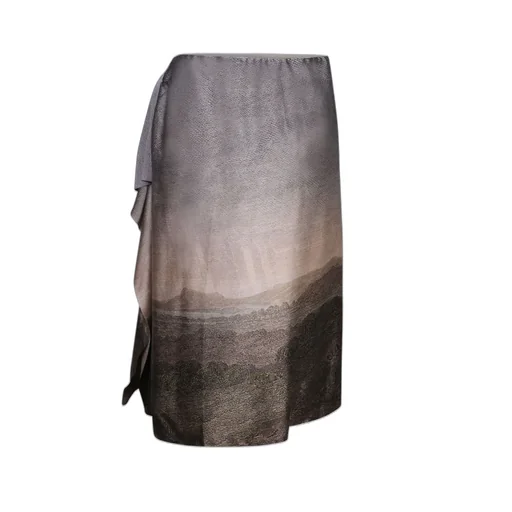 Pierre-Louis Mascia Draped Print Skirt