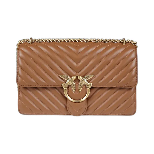 Pinko Love One Classic Chain-Linked Crossbody Bag