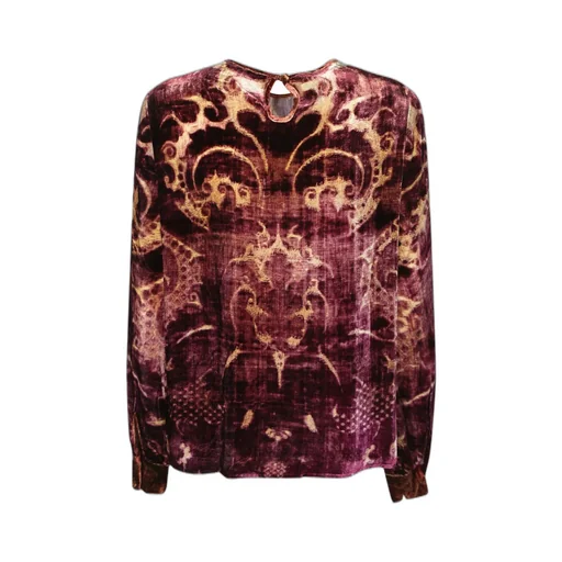 Pierre-Louis Mascia Printed Velvet Blouse