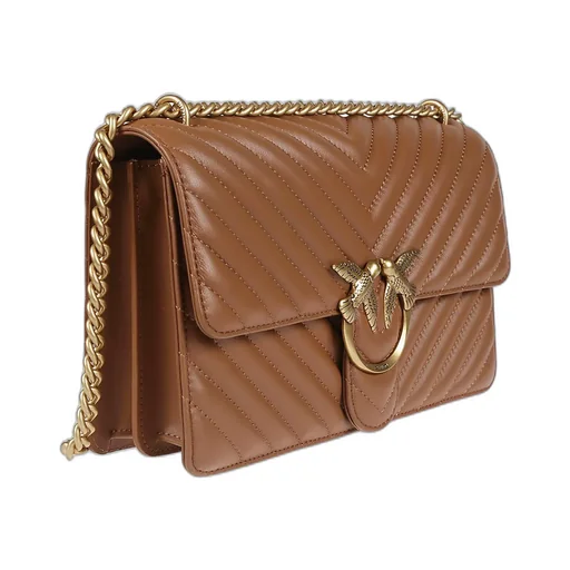 Pinko Love One Classic Chain-Linked Crossbody Bag