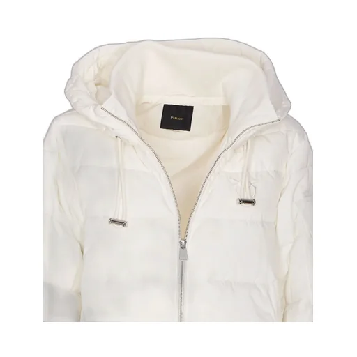 Pinko Love Birds Embroidered Hooded Coat