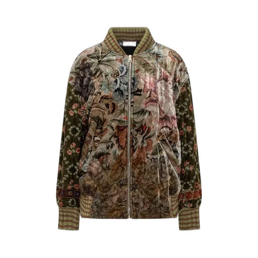 Pierre-Louis Mascia Floral Bomber Jacket