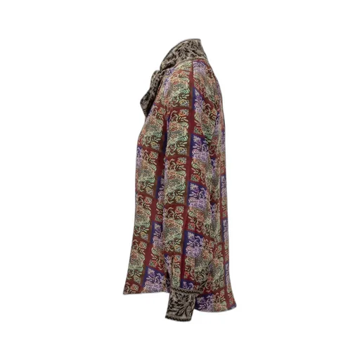 Pierre-Louis Mascia Patterned Bow-Tie Top