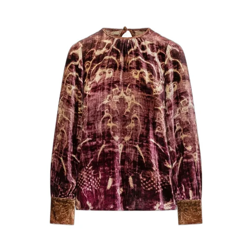 Pierre-Louis Mascia Patterned Long-Sleeve Top