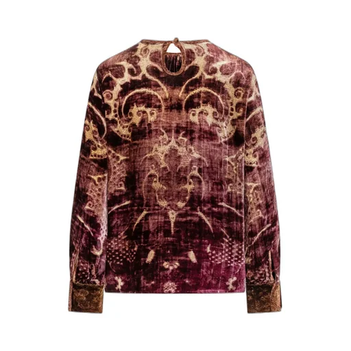 Pierre-Louis Mascia Patterned Long-Sleeve Top
