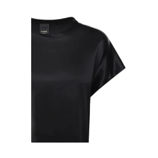 Pinko Short-Sleeved Satin Blouse
