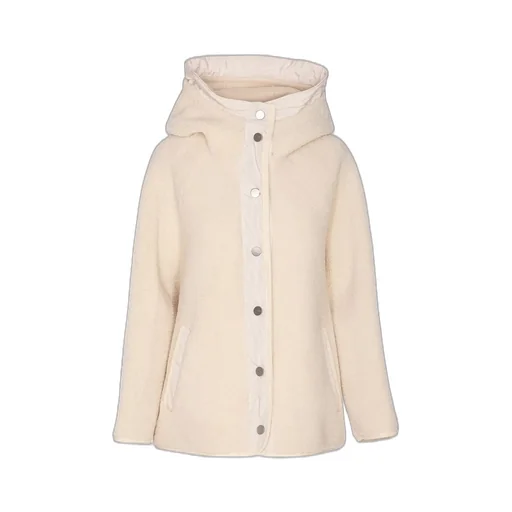 Pinko Long Sleeved Hooded Snapped Jacket