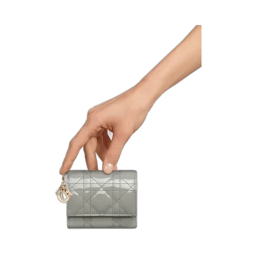 Lady Dior Lotus Wallet
