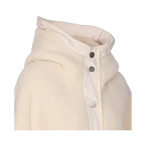 Pinko Long Sleeved Hooded Snapped Jacket