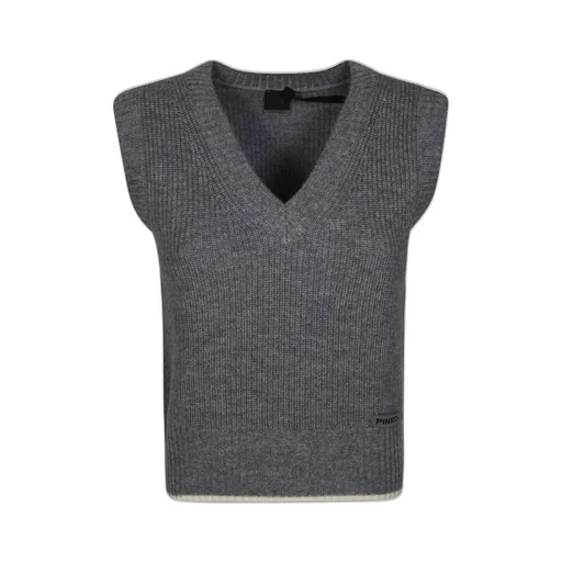 Pinko Knit V-Neck Vest