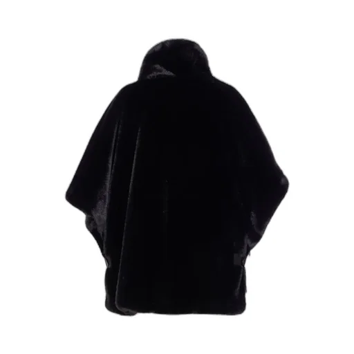 Pinko High-Neck Short Sleeved Cape Coat