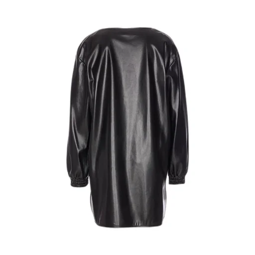Pinko Cut-Out Detailed Crewneck Short Dress