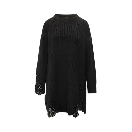 Pinko Valledaosta Lace Knit Mini Dress