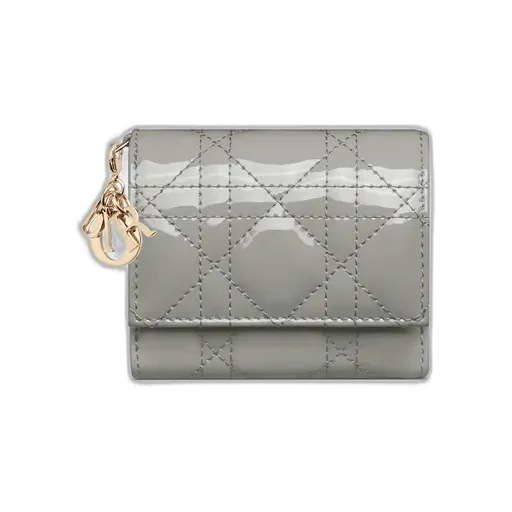 Lady Dior Lotus Wallet