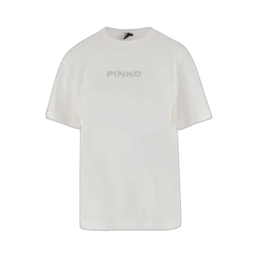 Pinko Logo Embroidered Crewneck T-Shirt