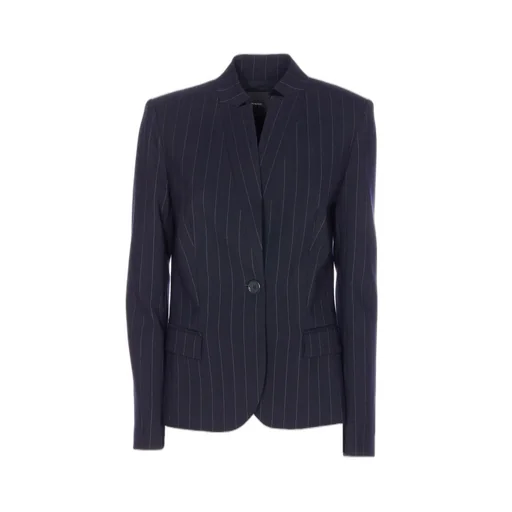Pinko Fitted Pinstripe Blazer