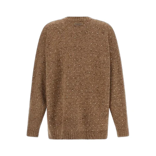 Pinko Marche Sequin Embellished Knitted Cardigan