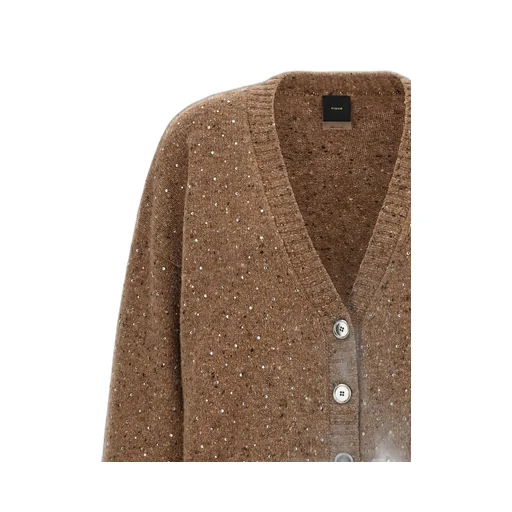 Pinko Marche Sequin Embellished Knitted Cardigan