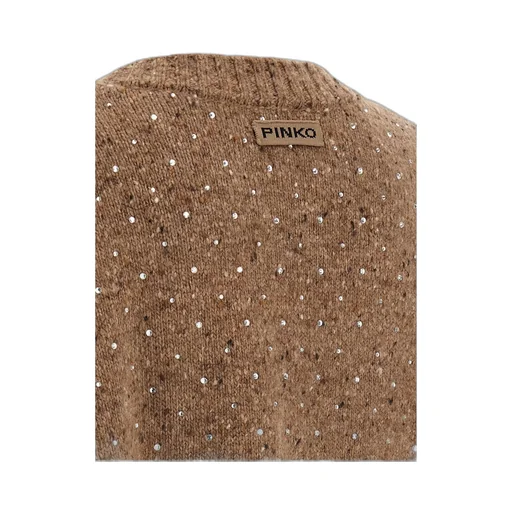 Pinko Marche Sequin Embellished Knitted Cardigan