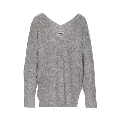 Pinkov-Neck Embellished Jumper