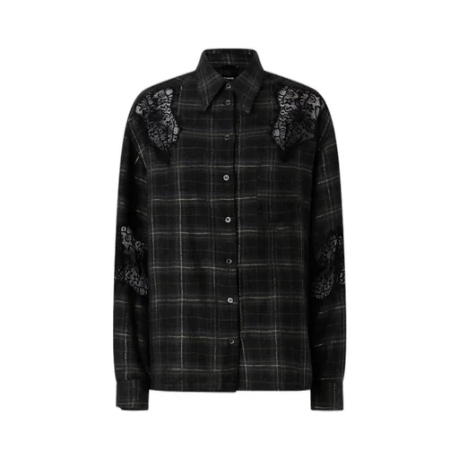 Pinko Checkered Long-Sleeve Shirt