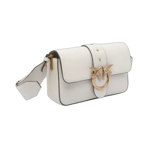 Pinko Love Birds Foldover Top Satchel Bag