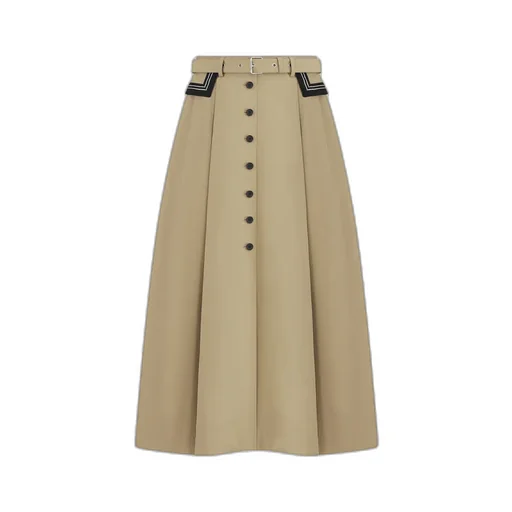 Mid-Length Flared Skirt