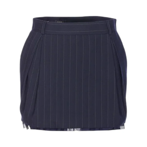 Pinko Pinstripe Mini Skirt