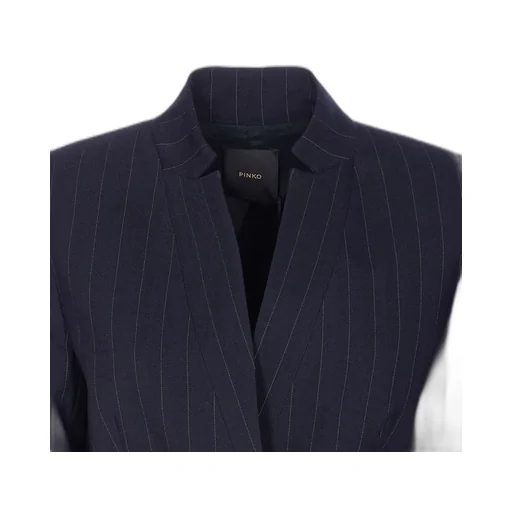Pinko Fitted Pinstripe Blazer