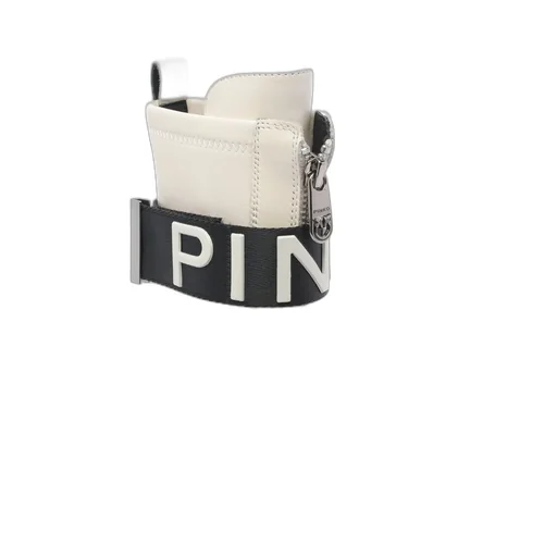 Pinko Logo Detailed Zipped Ankle Boots