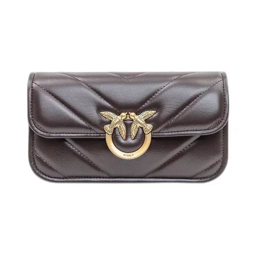 Pinko Chevron Large Shoulder Bag