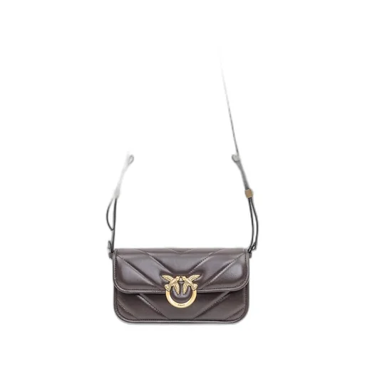 Pinko Chevron Large Shoulder Bag