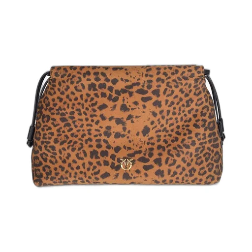 Pinko Leopard Printed Mini Clutch Bag