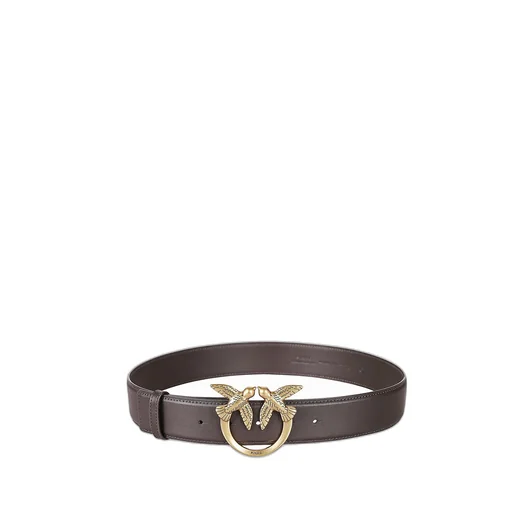 Pinko Love Berry Logo-Plaque Buckle Belt