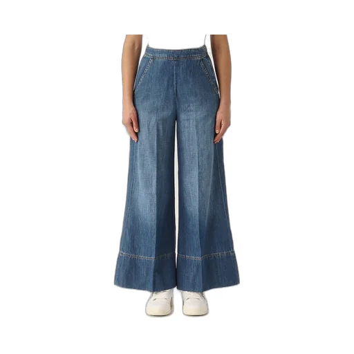 Pinko New Paolina Denim Palazzo Jeans