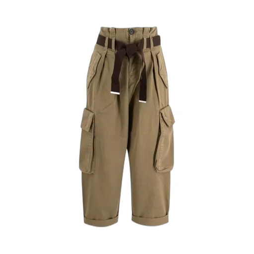 Pinko Belted Cargo Trousers