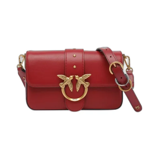 Pinko Mini Love Slouchy Shoulder Bag