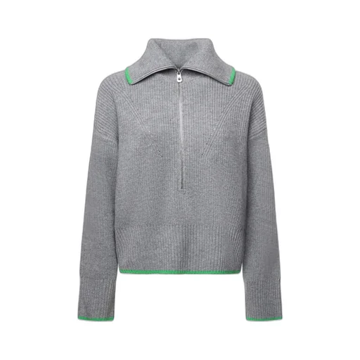 Pinko Logo Detailed Half-Zip Jumper