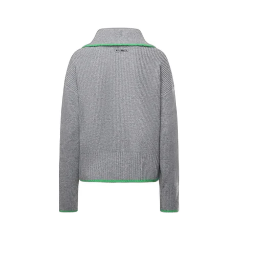 Pinko Logo Detailed Half-Zip Jumper