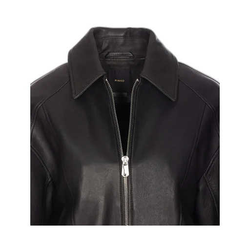 Pinko Embroidered Zip-Up Jacket
